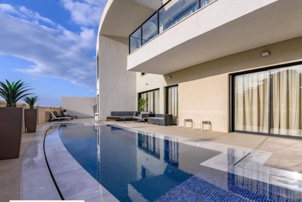 אילת Top-Class Luxury Villa Bsamim With Full Sea View Heated Pool !!!! מראה חיצוני תמונה